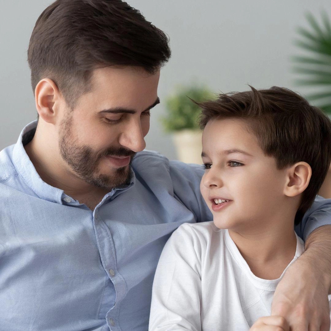 Webinar prikangst vader met zoon